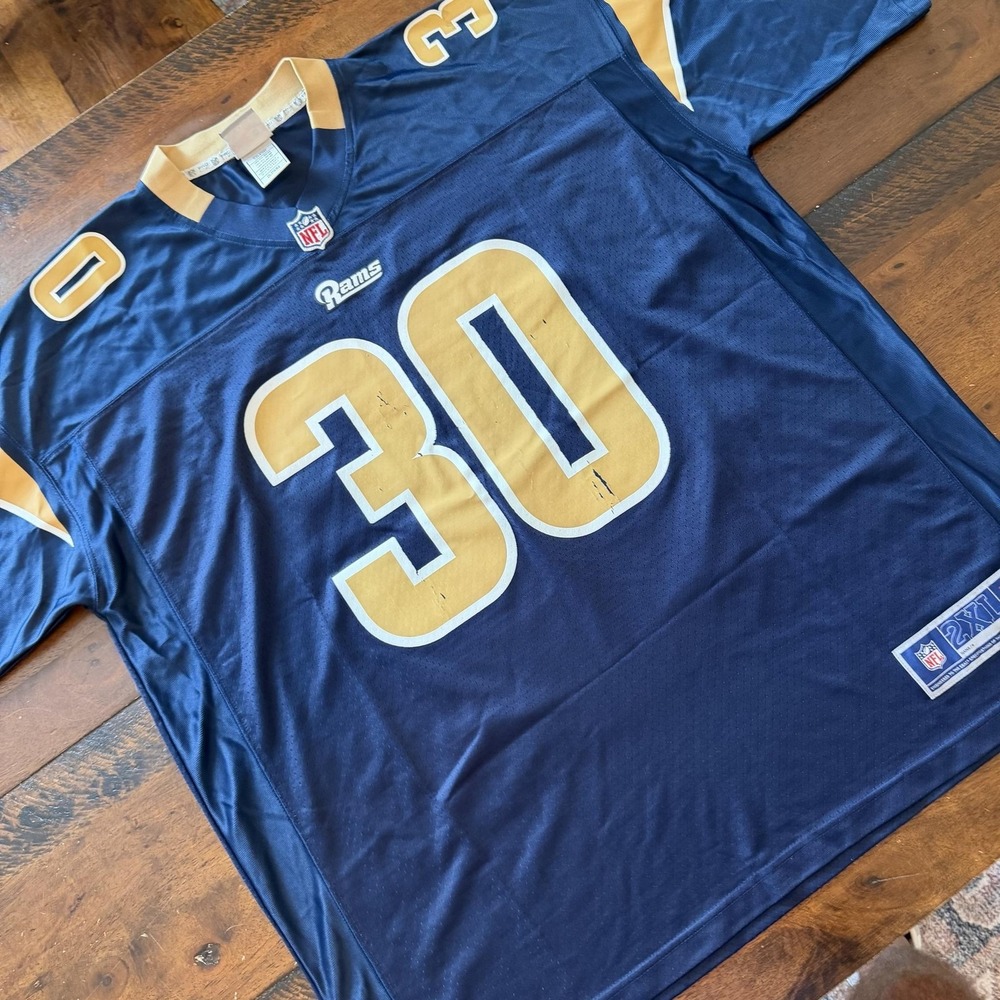 St. Louis Rams Jersey Mens 2XL Blue NFL Football Todd Gurley 30 NFL Pro Line